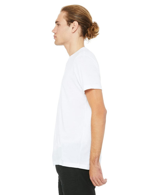 Bella+Canvas 3650 - Camiseta de manga corta de poliéster y algodón