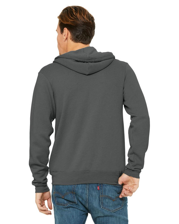 Bella+Canvas 3739 - Unisex Poly-Cotton Fleece Full-Zip Hoodie