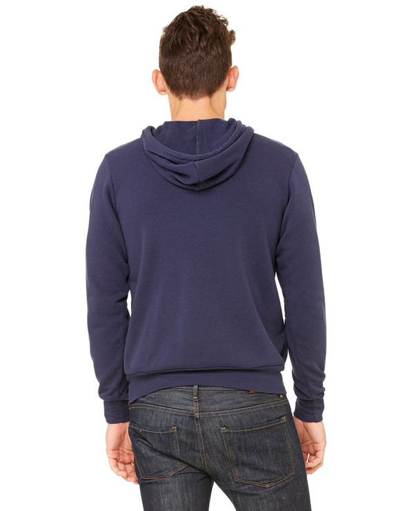 Bella+Canvas 3739 - Unisex Poly-Cotton Fleece Full-Zip Hoodie