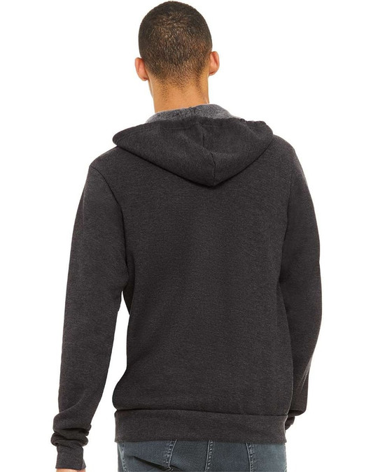 Bella+Canvas 3739 - Unisex Poly-Cotton Fleece Full-Zip Hoodie