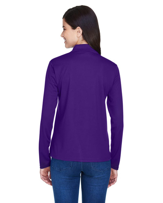 Ash City Core 365 78192 - Pinnacle Pour Femme Polos En Piqué Performance Core 365™ À Manches Longues