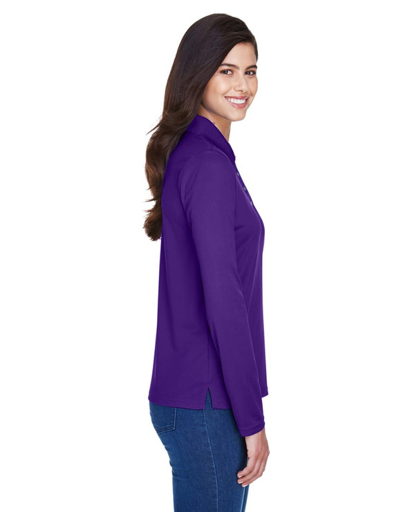 Ash City Core 365 78192 - Pinnacle Pour Femme Polos En Piqué Performance Core 365™ À Manches Longues