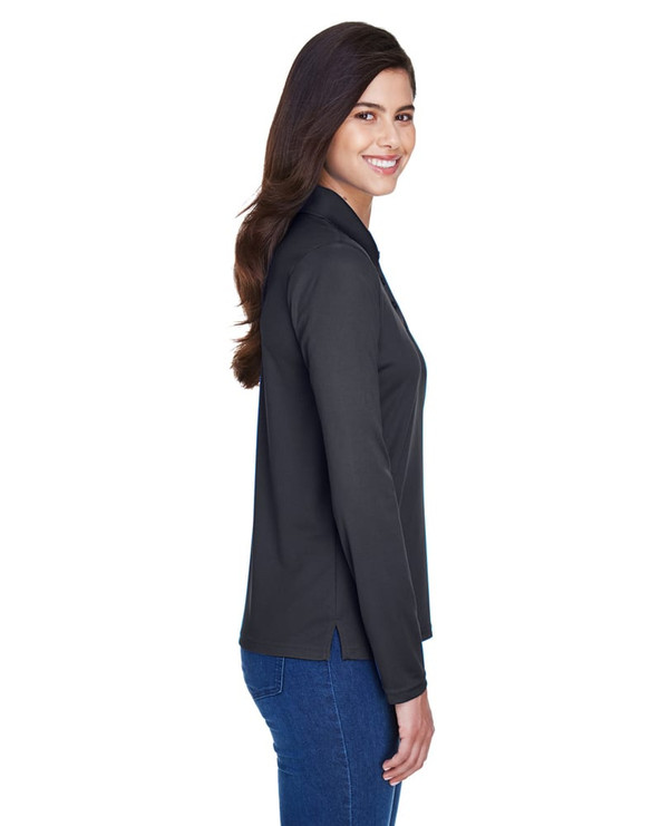 Ash City Core 365 78192 - Pinnacle Pour Femme Polos En Piqué Performance Core 365™ À Manches Longues