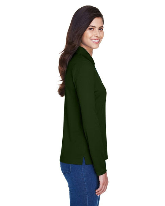 Ash City Core 365 78192 - Pinnacle Pour Femme Polos En Piqué Performance Core 365™ À Manches Longues