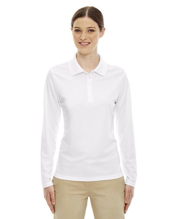 Ash City Core 365 78192 - Pinnacle Pour Femme Polos En Piqué Performance Core 365™ À Manches Longues