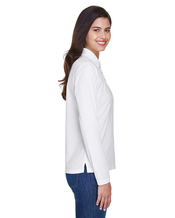 Ash City Core 365 78192 - Pinnacle Pour Femme Polos En Piqué Performance Core 365™ À Manches Longues