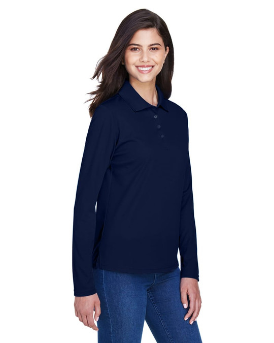 Ash City Core 365 78192 - Pinnacle Core 365™ Ladies' Performance Long Sleeve Pique Polos