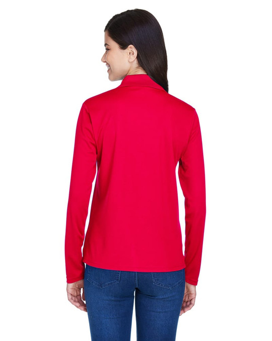 Ash City Core 365 78192 - Pinnacle Pour Femme Polos En Piqué Performance Core 365™ À Manches Longues