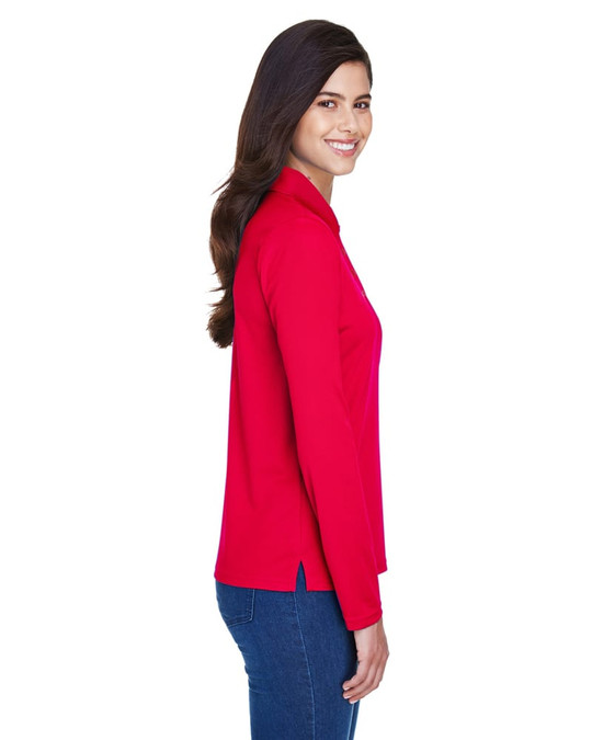 Ash City Core 365 78192 - Pinnacle Pour Femme Polos En Piqué Performance Core 365™ À Manches Longues