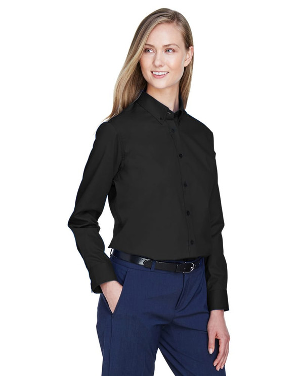 Ash City Core 365 78193 - Operate Pour Femme Chemises En Twill Core 365™ À Manches Longues