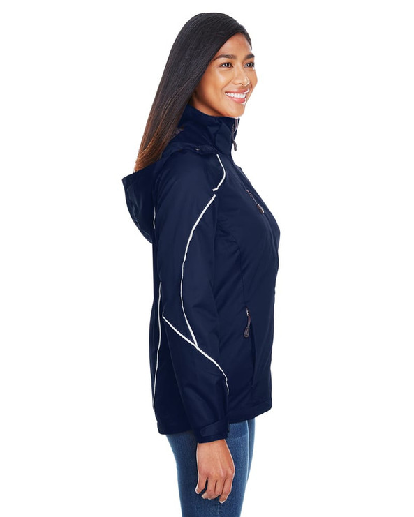 Ash City North End 78196 - ANGLE LADIES' 3-in-1 JACKET WITH BONDED FLEECE LINER