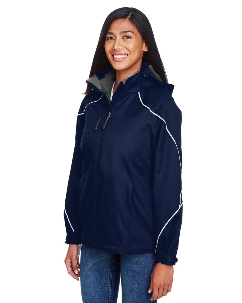Ash City North End 78196 - ANGLE LADIES' 3-in-1 JACKET WITH BONDED FLEECE LINER
