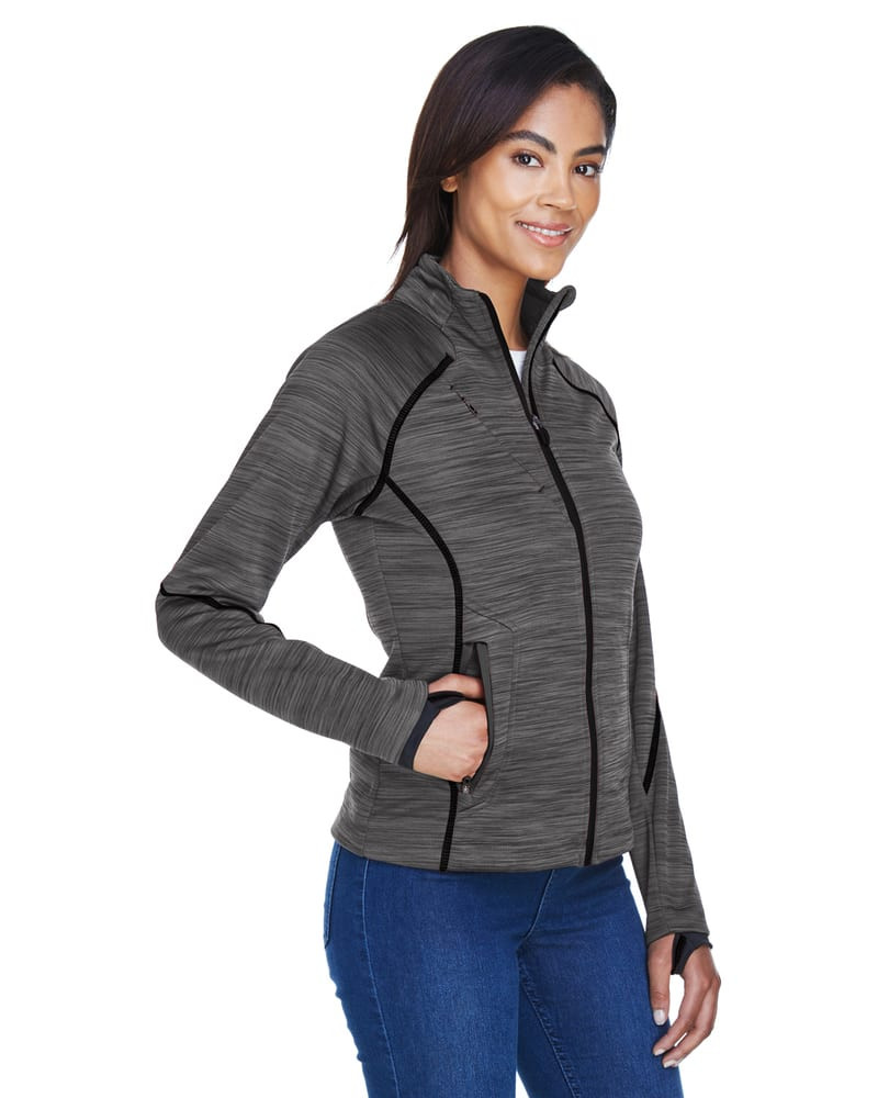 Ash City North End 78697 - Flux Ladies' Melange Bonded Fleece Jackets