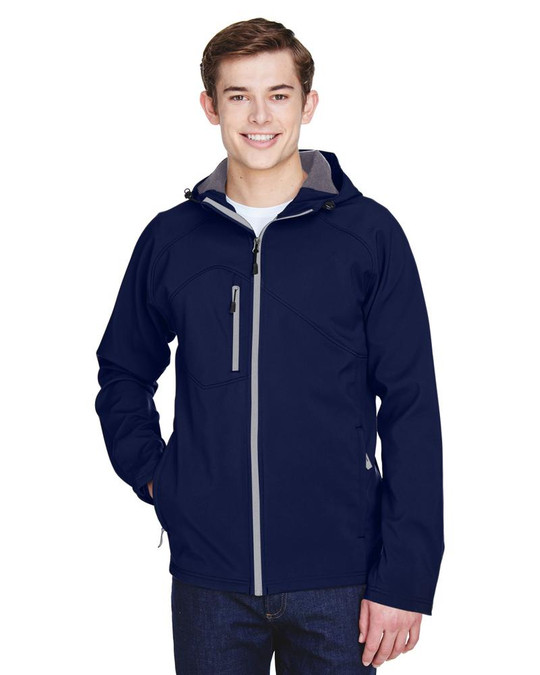 Ash City North End 88166 - Prospect Manteau Pour Homme À Extérieur Doux Avec Capuchon