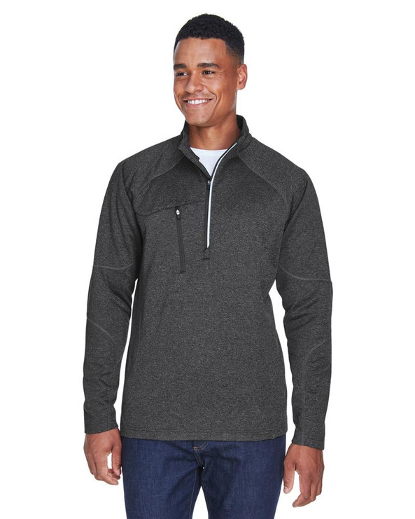 Ash City North End 88175 - Catalyst Manteau Performance En Molleton Pour Homme Avec Glissière Mi-Hauteur