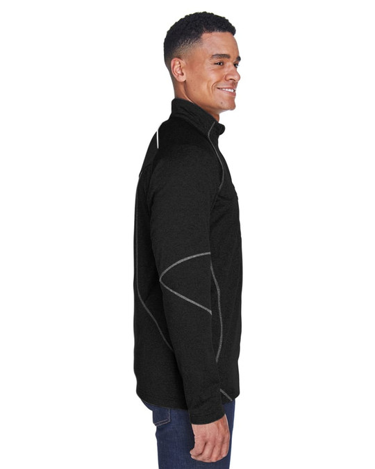 Ash City North End 88175 - Catalyst Manteau Performance En Molleton Pour Homme Avec Glissière Mi-Hauteur