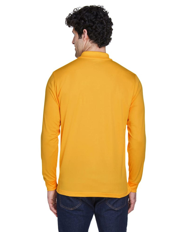 Ash City Core 365 88192 - Pinnacle Pour Hommes Polos En Piqué Performance Core 365™ À Manches Longues