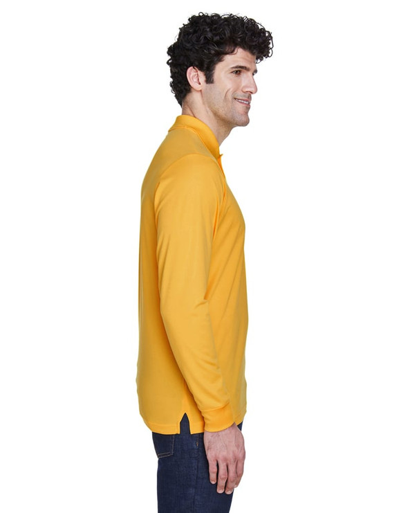 Ash City Core 365 88192 - Pinnacle Pour Hommes Polos En Piqué Performance Core 365™ À Manches Longues