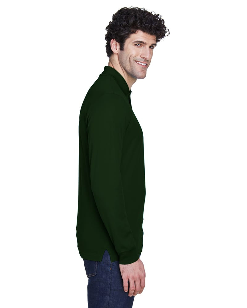 Ash City Core 365 88192 - Pinnacle Pour Hommes Polos En Piqué Performance Core 365™ À Manches Longues