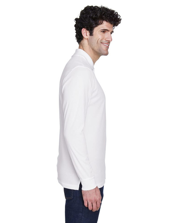 Ash City Core 365 88192 - Pinnacle Pour Hommes Polos En Piqué Performance Core 365™ À Manches Longues