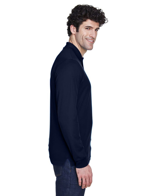 Ash City Core 365 88192 - Pinnacle Pour Hommes Polos En Piqué Performance Core 365™ À Manches Longues