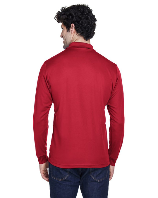 Ash City Core 365 88192 - Pinnacle Pour Hommes Polos En Piqué Performance Core 365™ À Manches Longues