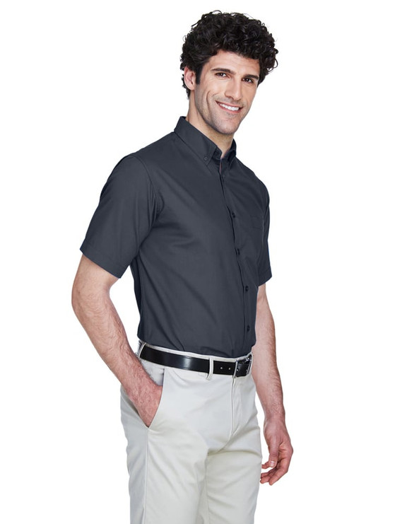 Ash City Core 365 88194 - Optimum Pour Hommes Chemises En Twill Core 365™ À Manches Courtes