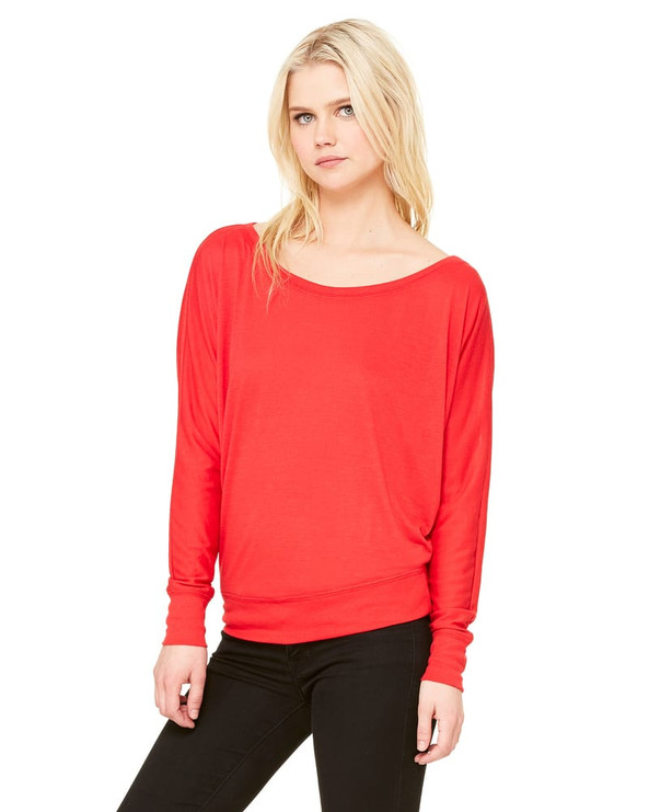Bella+Canvas 8850 - Ladies Long-Sleeve Off Shoulder T-shirt