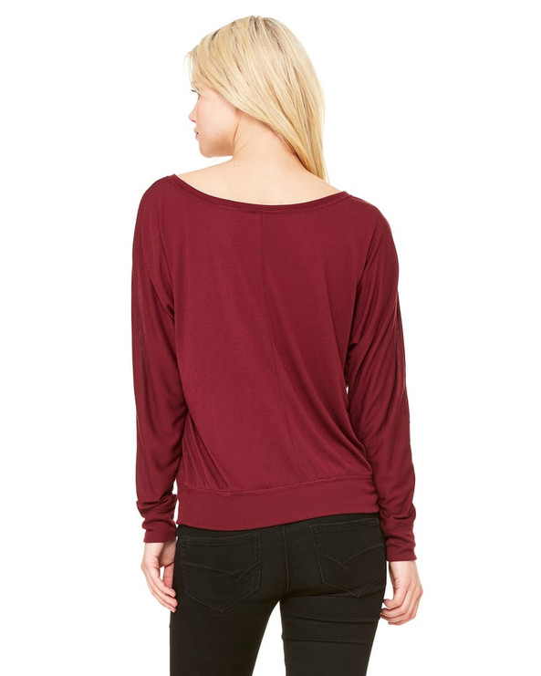 Bella+Canvas 8850 - Ladies Long-Sleeve Off Shoulder T-shirt