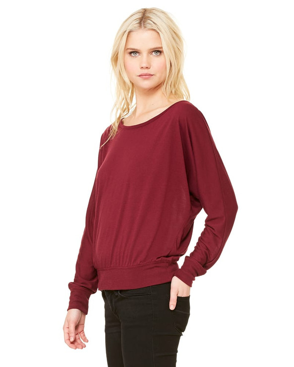 Bella+Canvas 8850 - Ladies Long-Sleeve Off Shoulder T-shirt