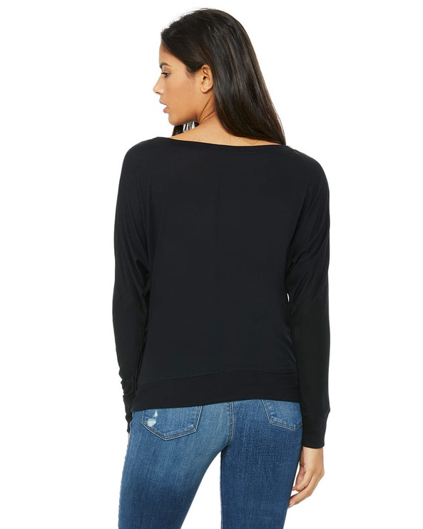 Bella+Canvas 8850 - t-shirt à manches longues avec épaules dégagées