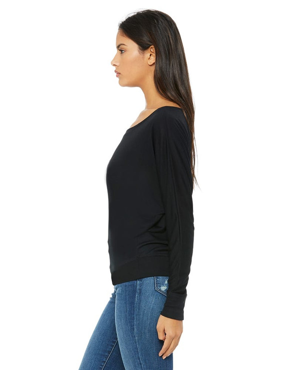 Bella+Canvas 8850 - t-shirt à manches longues avec épaules dégagées
