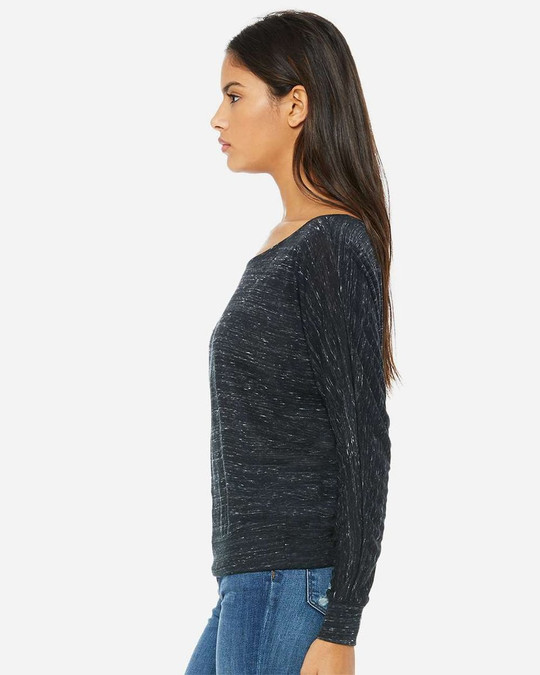 Bella+Canvas 8850 - Camiseta de Mujer de Manga Larga con Hombros Descubiertos