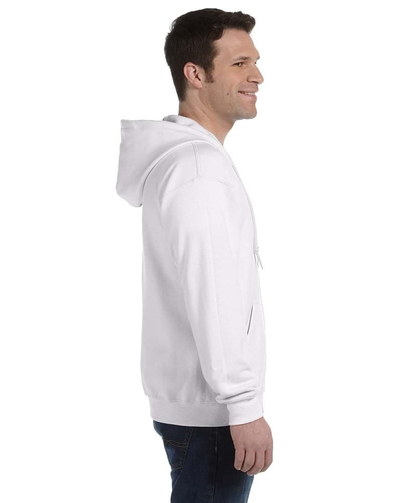 Gildan G186 - Molleton à capuchon Heavy BlendMC 50/50, 13,3 oz de MD avec glissière tout au long