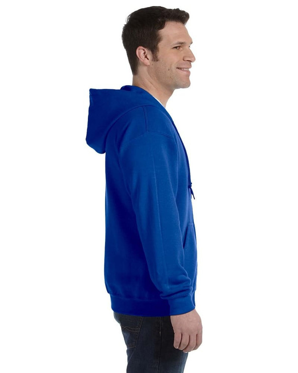 Gildan G186 - Molleton à capuchon Heavy BlendMC 50/50, 13,3 oz de MD avec glissière tout au long