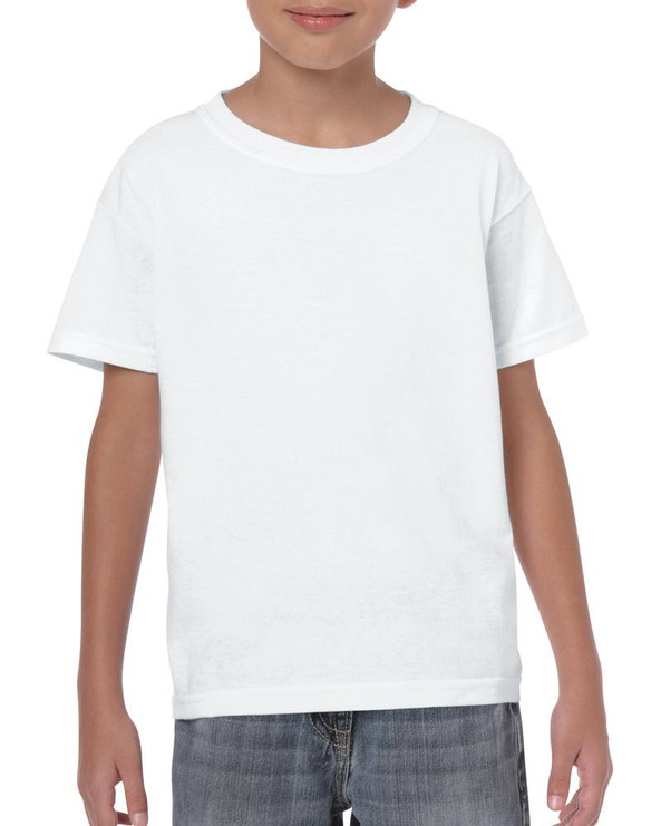 Gildan G500B - T-shirt pour enfant Heavy CottonMD, 8,9 oz de MD (5000B)