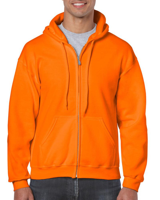 Gildan 18600 - Sudadera Heavyweight con Capucha y Cremallera Completa