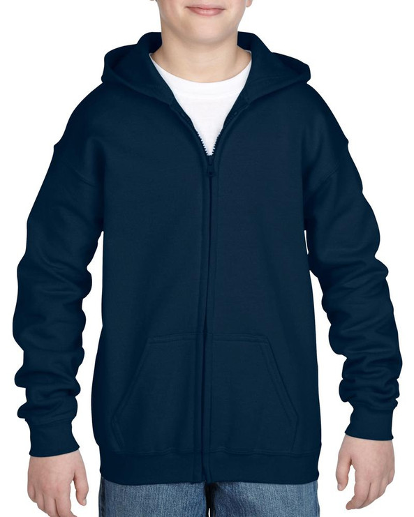 Gildan 18600B - Heavy Youth Full Zip Hooded Sweat