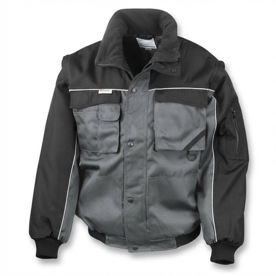 Result Work-Guard RE71A - Work-Guard zip sleeve heavy duty pilot jacket
