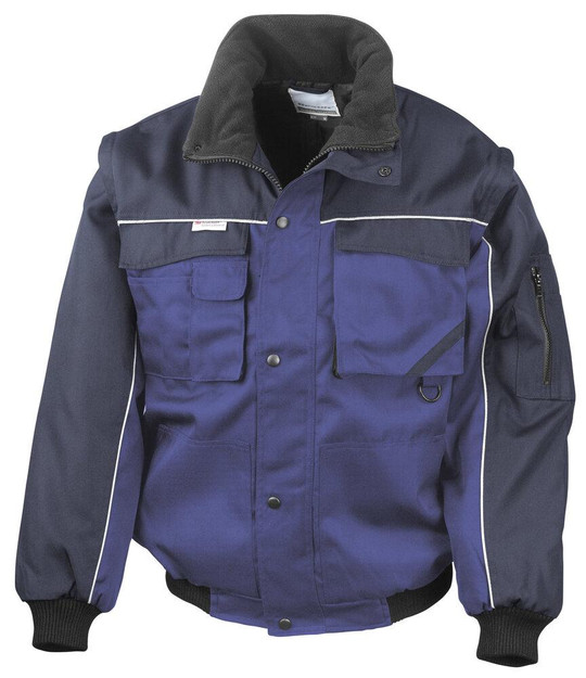 Result RE71A - Work-Guard dragkedja ärm heavy duty pilotjacka