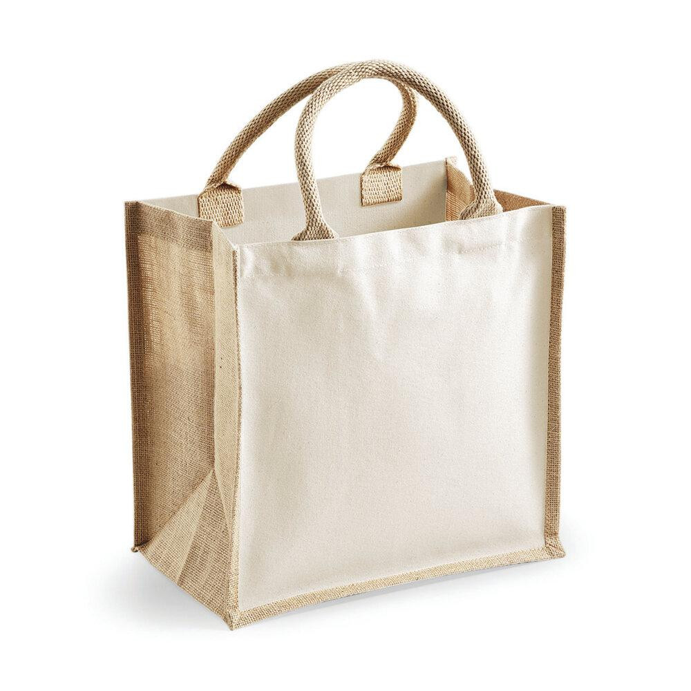 Westford mill WM421 - Jute-Tasche aus Baumwolle