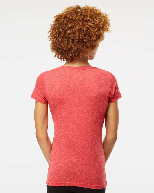 M & O Knits 3540 - T-SHIRT EN COTON FIN POUR DAMES