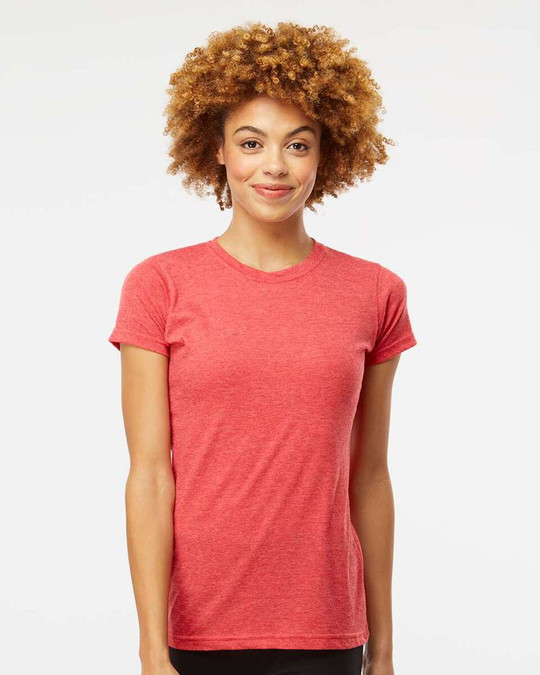 M & O Knits 3540 - T-SHIRT EN COTON FIN POUR DAMES