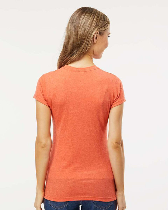 M & O Knits 3540 - T-SHIRT EN COTON FIN POUR DAMES