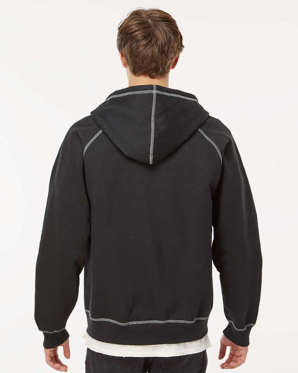 King Fashion KP8017 - EXTRA HEAVY FULL ZIP HOODED JACKET 