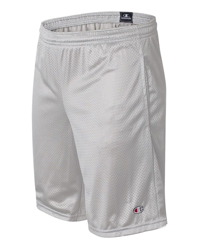 Champion S162 - Shorts Largos de Malla con Bolsillos