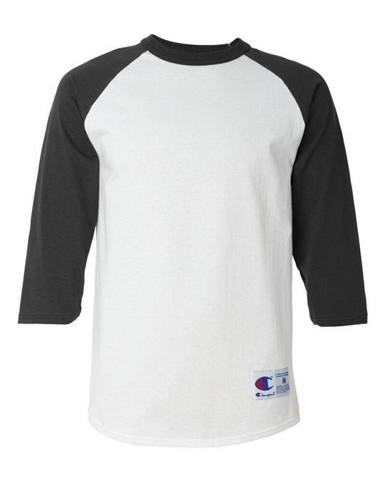 Champion T137 - Camiseta de Béisbol Raglan