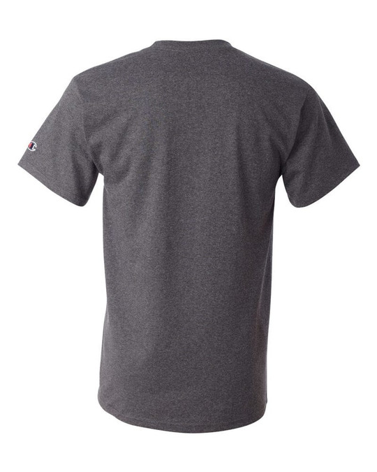 Champion T425 - Camiseta de Manga Corta sin Etiqueta