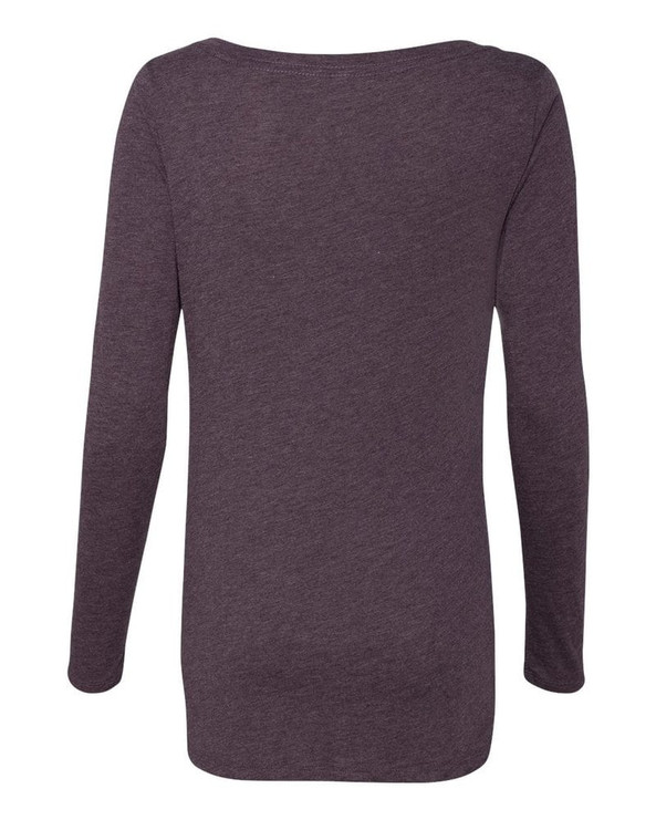 Next Level 6731 - Remera Triblend manga larga de cuello redondo