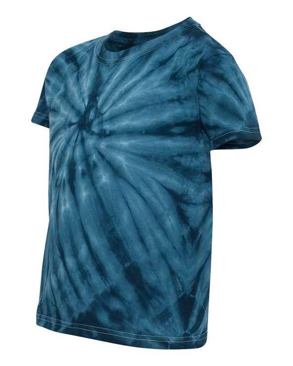 Tie-Dyed 20BCY - Youth Cyclone Vat-Dyed Pinwheel Short Sleeve T-Shirt